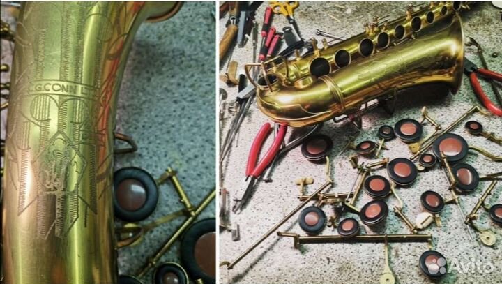 Ремонт, реставрация саксофона, Мастерская духовых