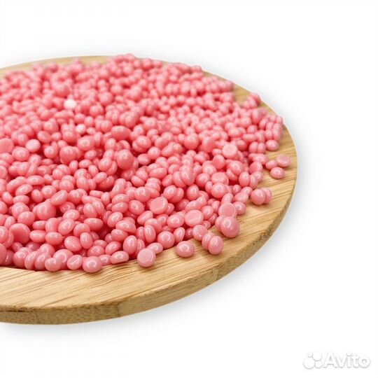 Воск Пленочный в гранулах 1000 гр, Depilflax Розов