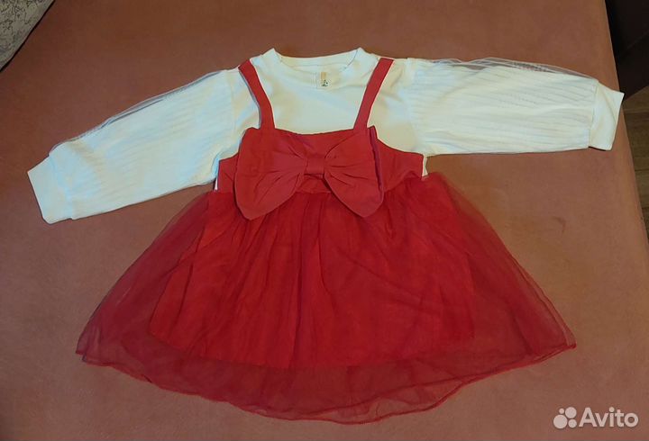 Платье для девочки 86 - 92