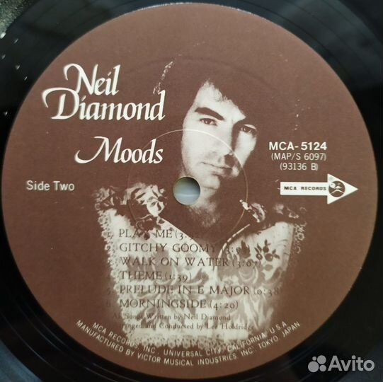 LP - Neil Diamond - Moods /Japan - MCA Records