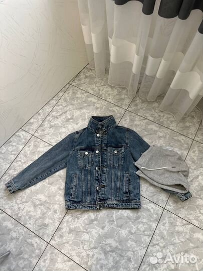 Детская джинсовая куртка 146