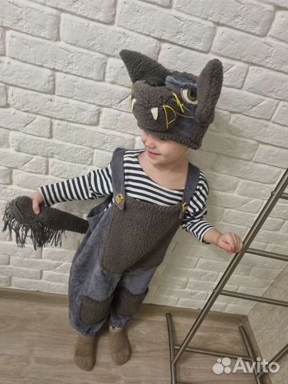 Новогодний костюм для мальчика волк