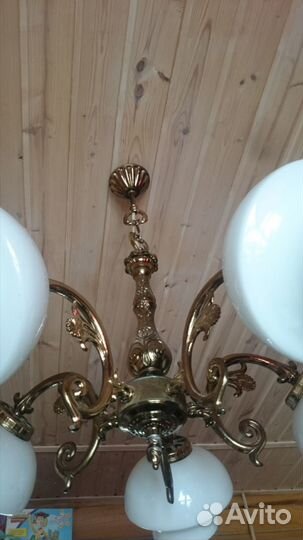Люстра СССР без плафонов