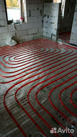 Теплый пол-Отопление-Сантехника