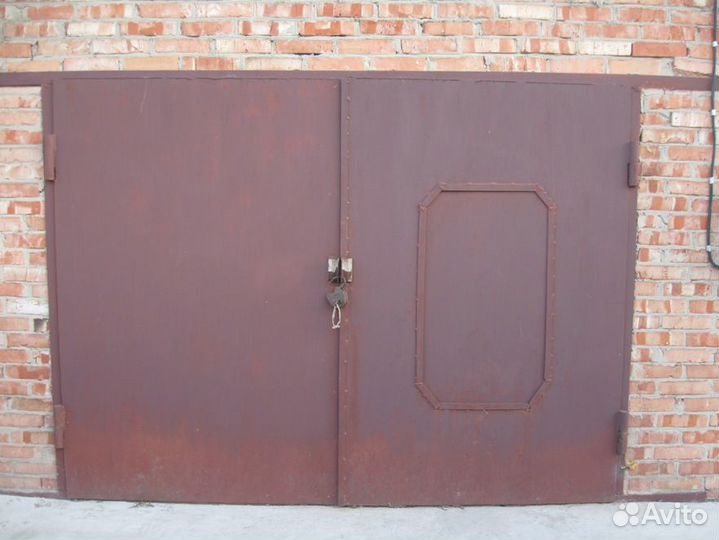 Ворота гаражные металлические б/у