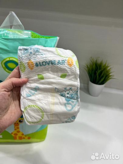 Подгузники lovular S