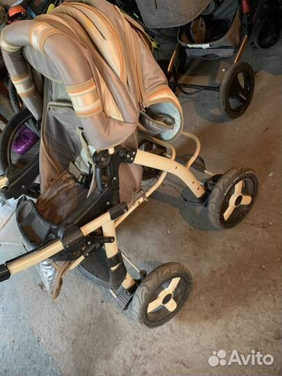 Прогулочная коляска бу 2в 1 отдам за 3000т