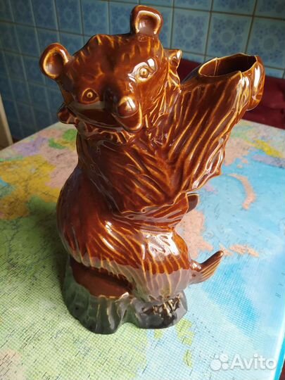 Подставка под бутылку водки Медведь