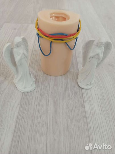 Силиконовая форма Ангел для свечей, мыла, гипса