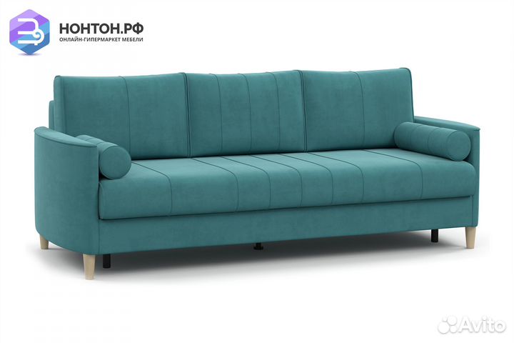 Диван тик-так Лора бирюзовый