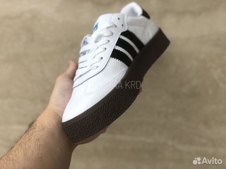 Кроссовки Adidas Samba rose White Black Gum