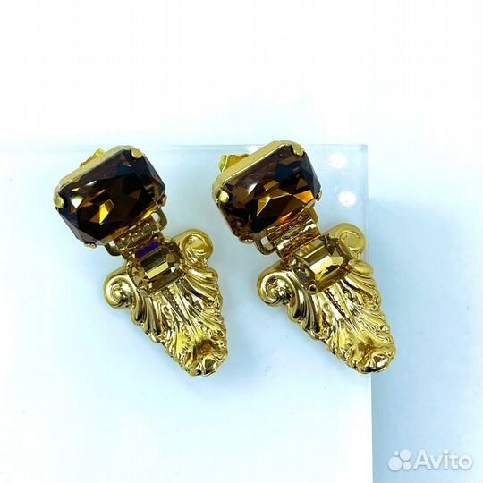 Серьги с кристаллами Swarowski