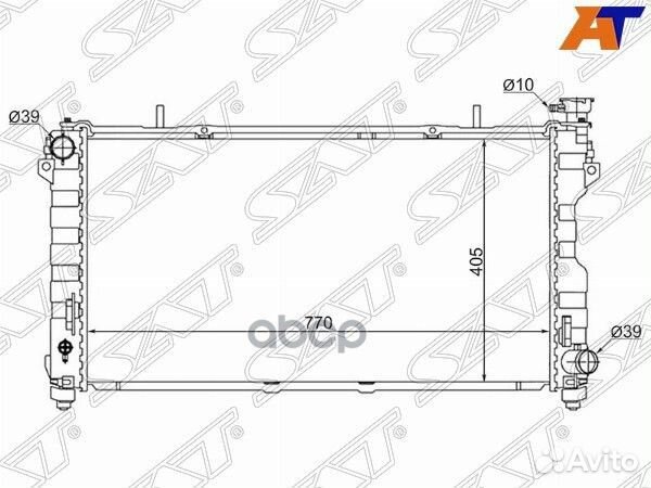 Радиатор Chrysler Town&Country 00-07 / Voyager