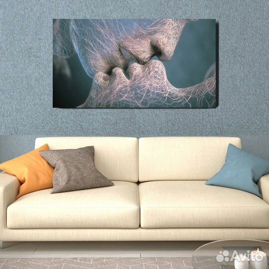 Современная картина Поцелуй