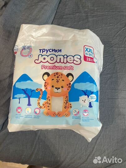 Подгузники трусики joonies xxl 30 шт