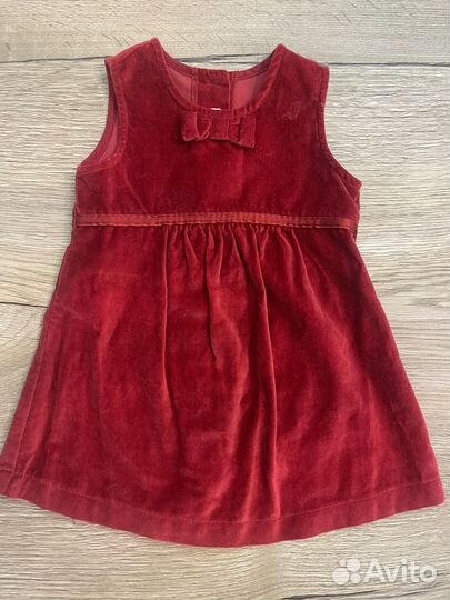 Бархатный сарафан Benetton