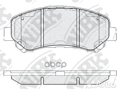 Колодки NiBK PN2801 PN2801 NiBK