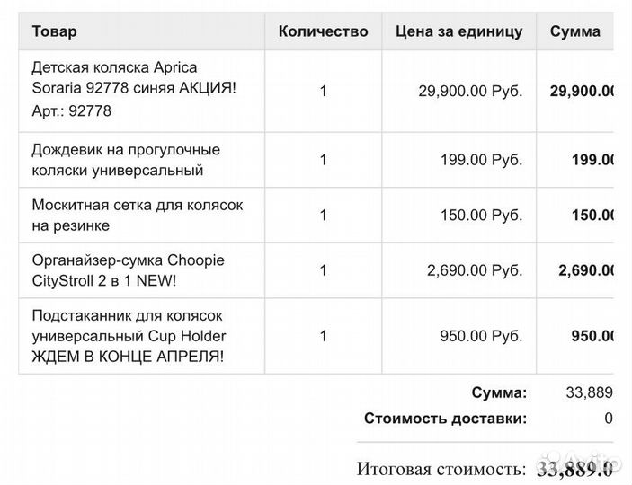 Коляска Aprica