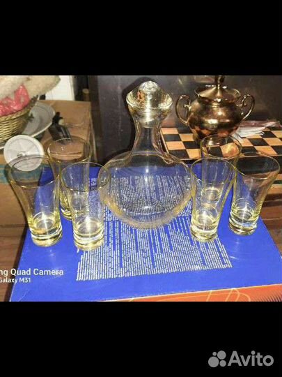 Графин с 6 рюмками СССР