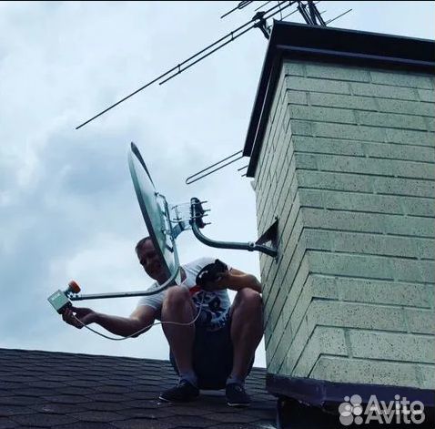 Установка спутниковых антенн