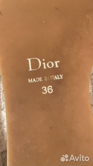 Christian dior босоножки