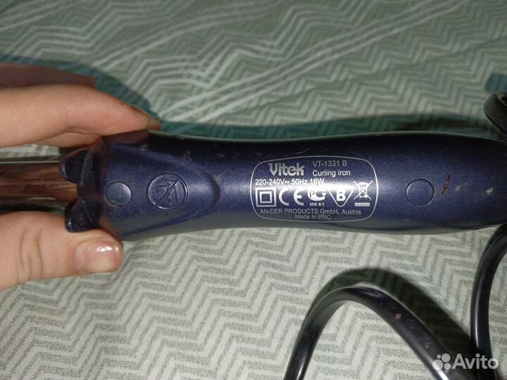 Плойка для завивки волос vitek vt1331 b