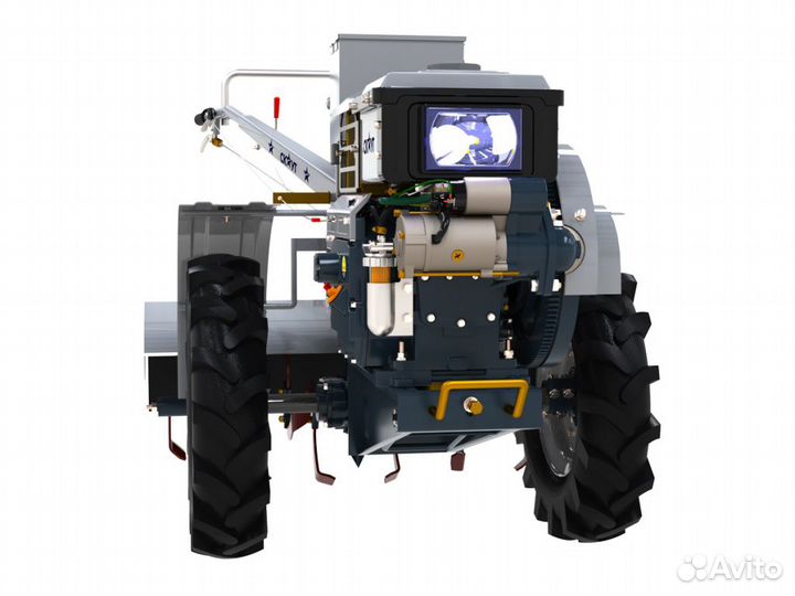 Мотоблок скаут 81 DE + почвофреза