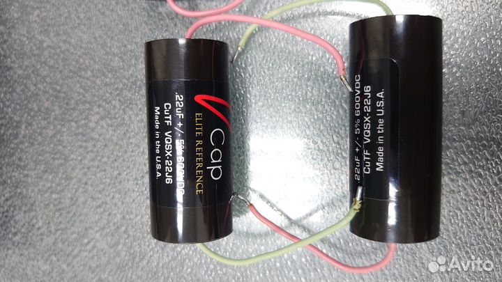 Конденсаторы V-cap CuTf 0.22uF 600V