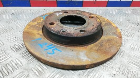 Диск тормозной передний peugeot 206 (1BL12N601)