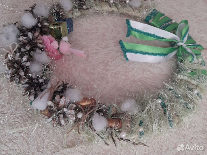 Венок поделка д/украш стен/двер/интерьера