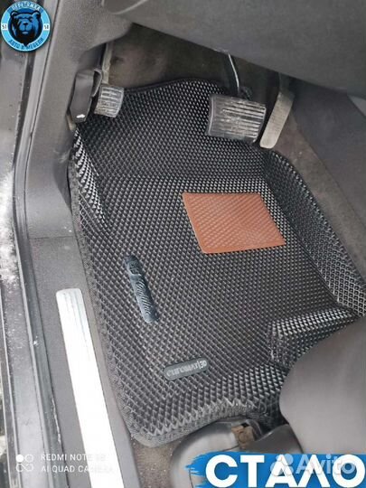 Автоковрики Ева EVA Эва с бортами 3D