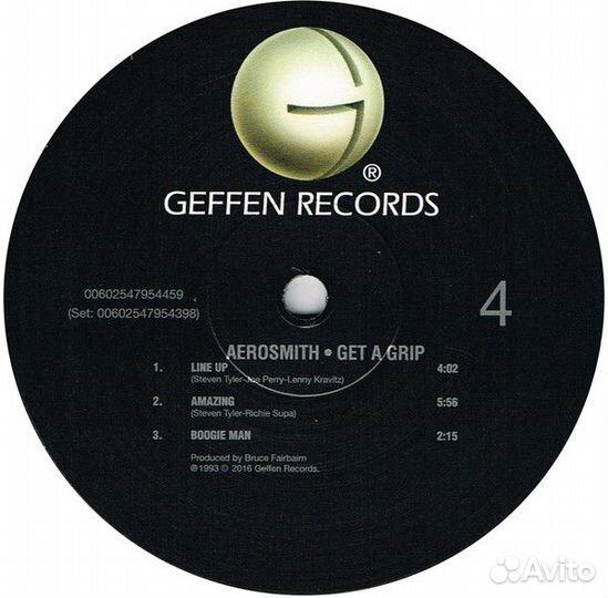 Виниловая пластинка Aerosmith, Get A Grip