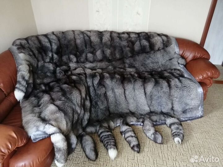 Плед из меха