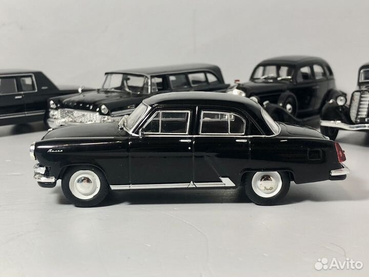 Черная волга Газ-21Р 1:43