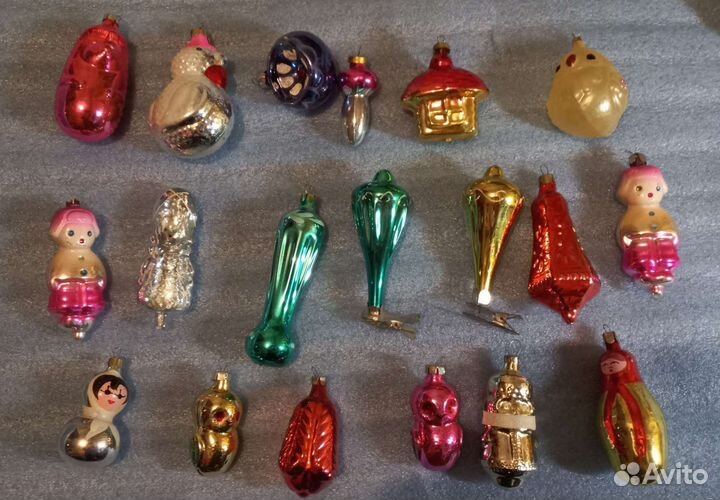 Ёлочные игрушки СССР