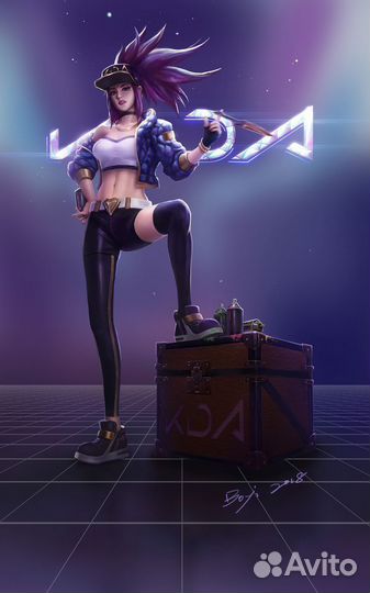 Косплей лига легенд- Акали K/DA