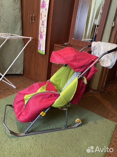 Коляска санки