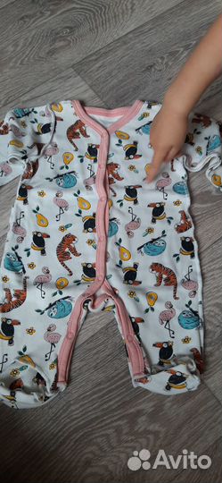 Пакет одежды для девочки с рождения