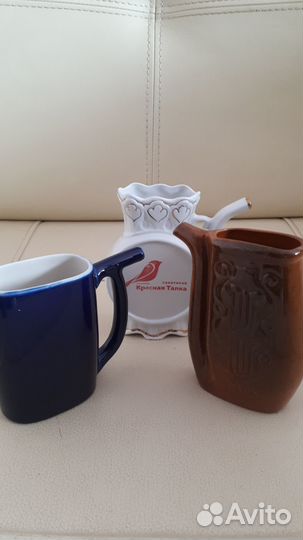 Бюветники (поильники), керамические кружки