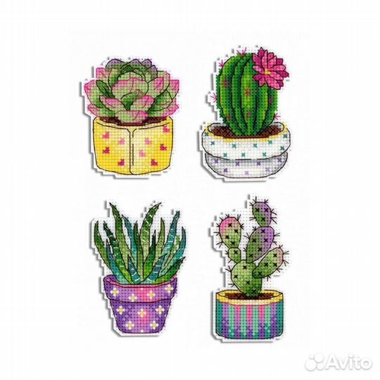 Р-419 Набор для вышивания на пластиковой канве мп