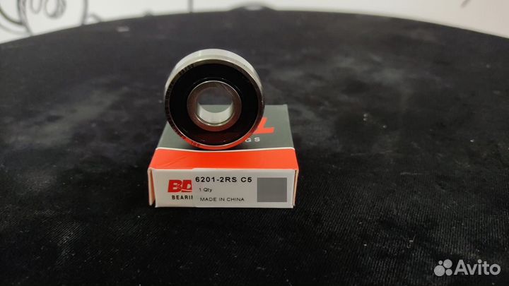 Подшипник шариковый, однорядный, закрыт 12х32х10мм