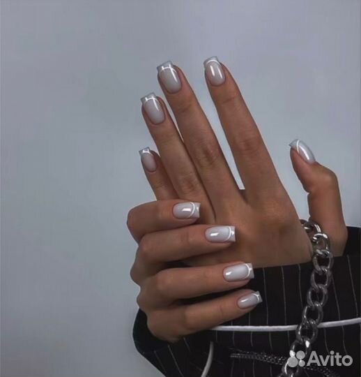 Маникюр гель лак наращивание педикюр коррекция