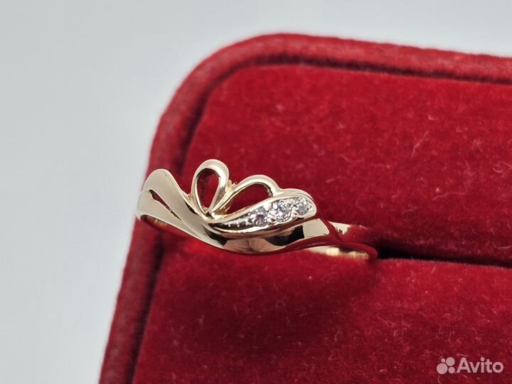 Кольцо Золотое 585* 1,78 гр. 16,25 р. Шир. 6 мм