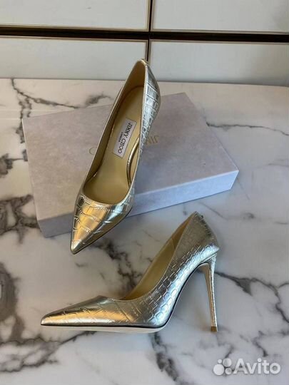 Туфли лодочки Jimmy Choo кожа крокодил