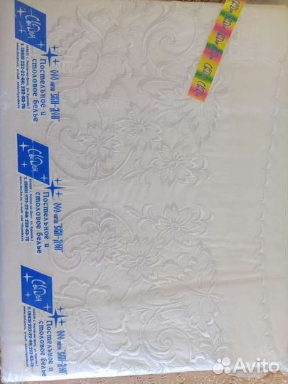 Постельное белье- семейное.Ткань - бязь