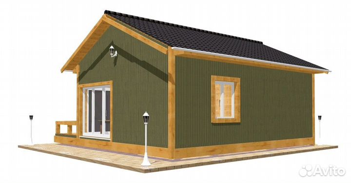 Дом бк 112 (6х8м)