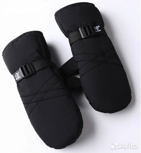 Перчатки зимние непромокаемые мужские