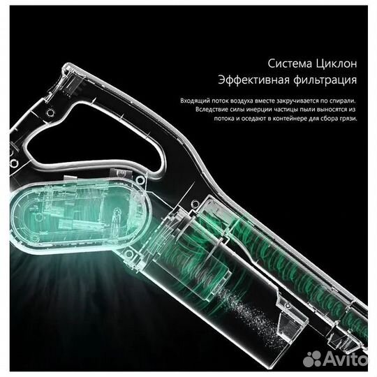 Вертикальный пылесос Xiaomi Deerma DX700 белый, EU