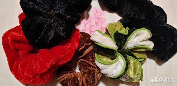 Резинка для волос тканевая