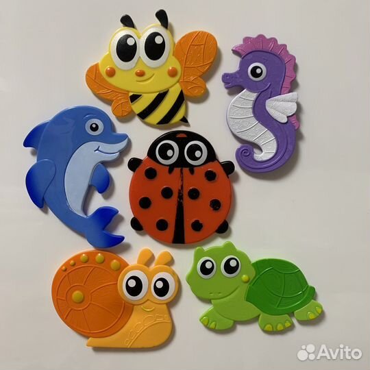 Набор детских мини-ковриков для ванны Valiant